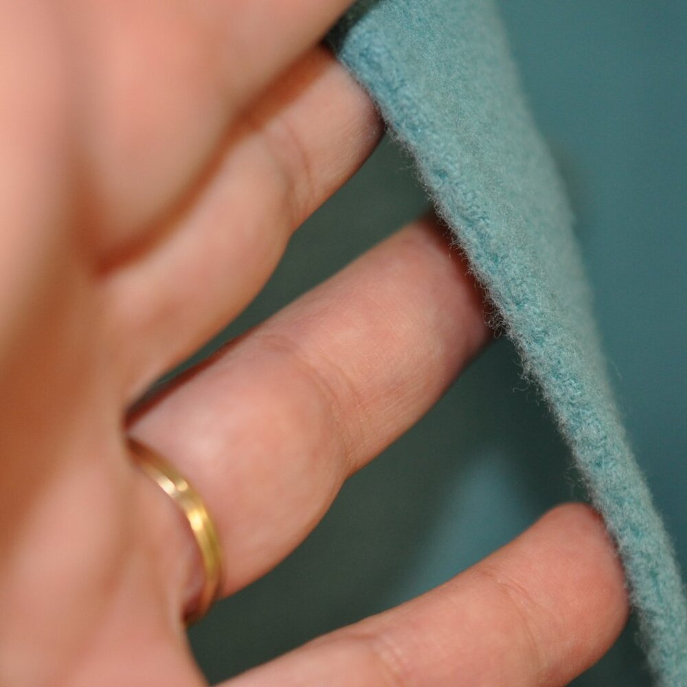 Beautiful tailored detail wool robins egg blue wool Talbots Jacket 24 W - Picture 5 of 5